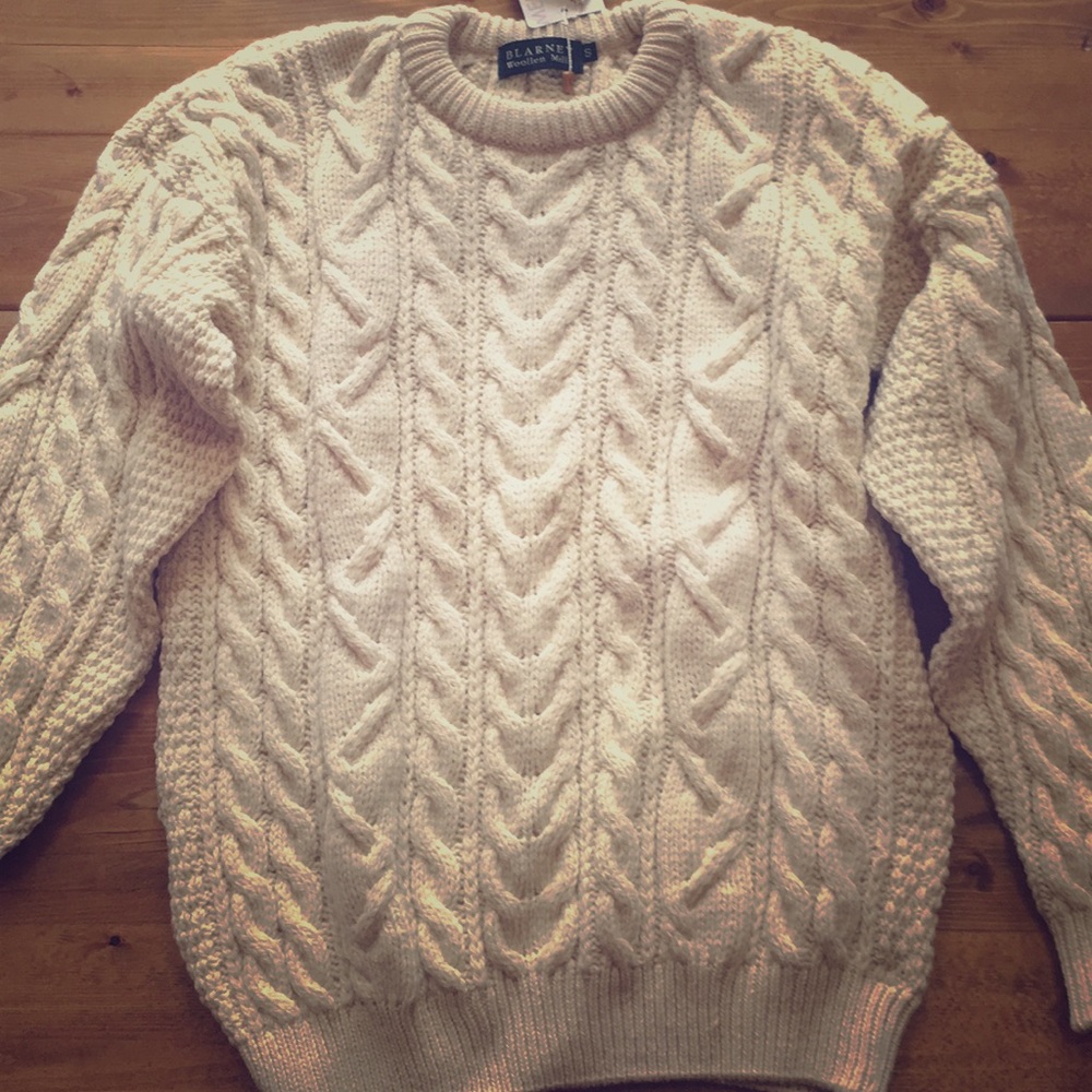 Men’s Aran sweater